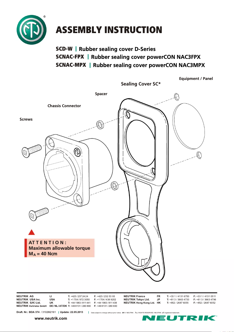 Image de la première page du manuel de l'appareil SCD-W