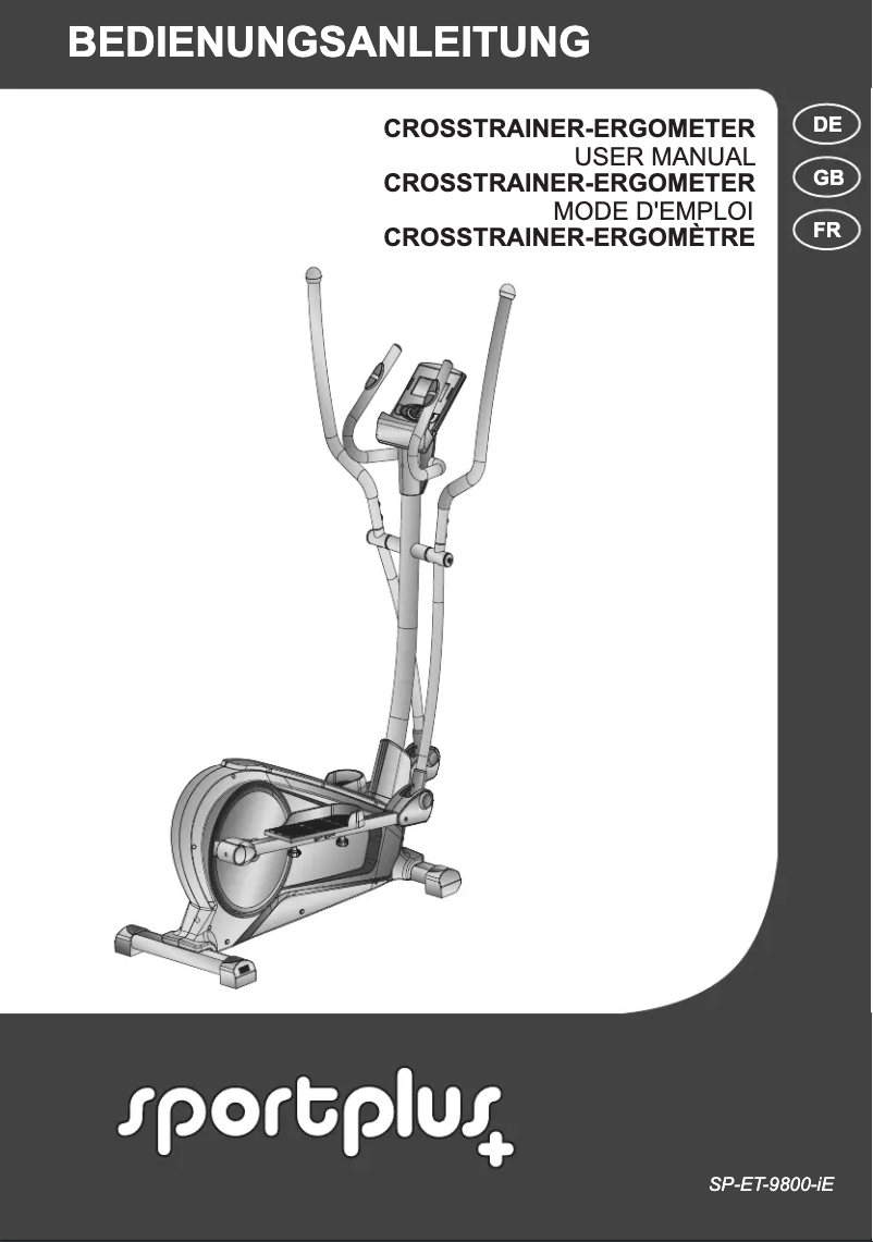 Página 1 del manual Manual de usuario SportPlus SP-ET-9800-iE