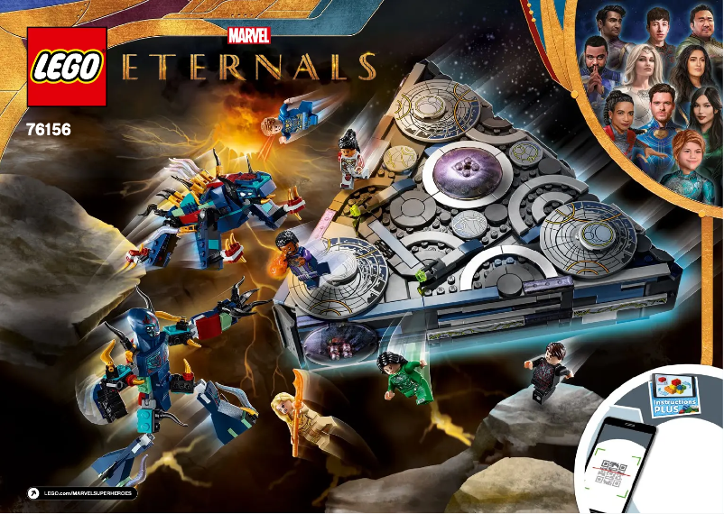 Page 1 de la notice Manuel utilisateur Lego Marvel 76156