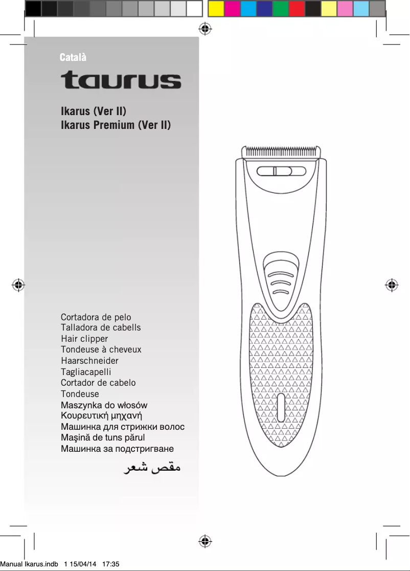 Page n°1 - Manuel utilisateur Taurus Ikarus