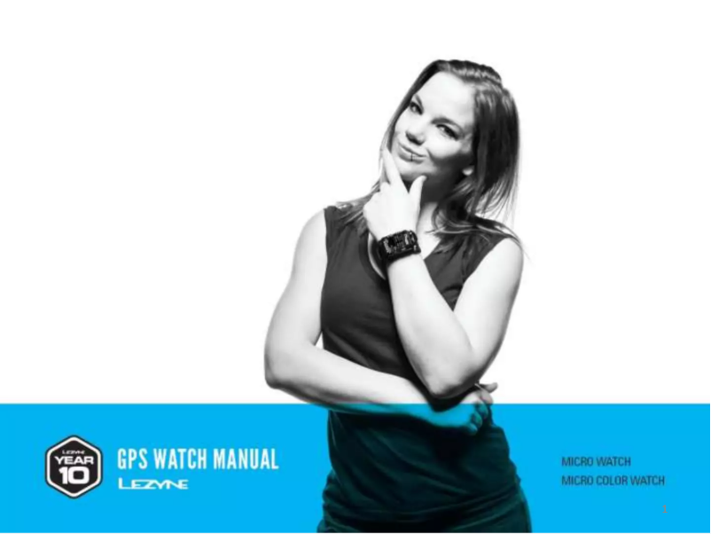 Página 1 del manual Manual de usuario Lezyne Micro GPS