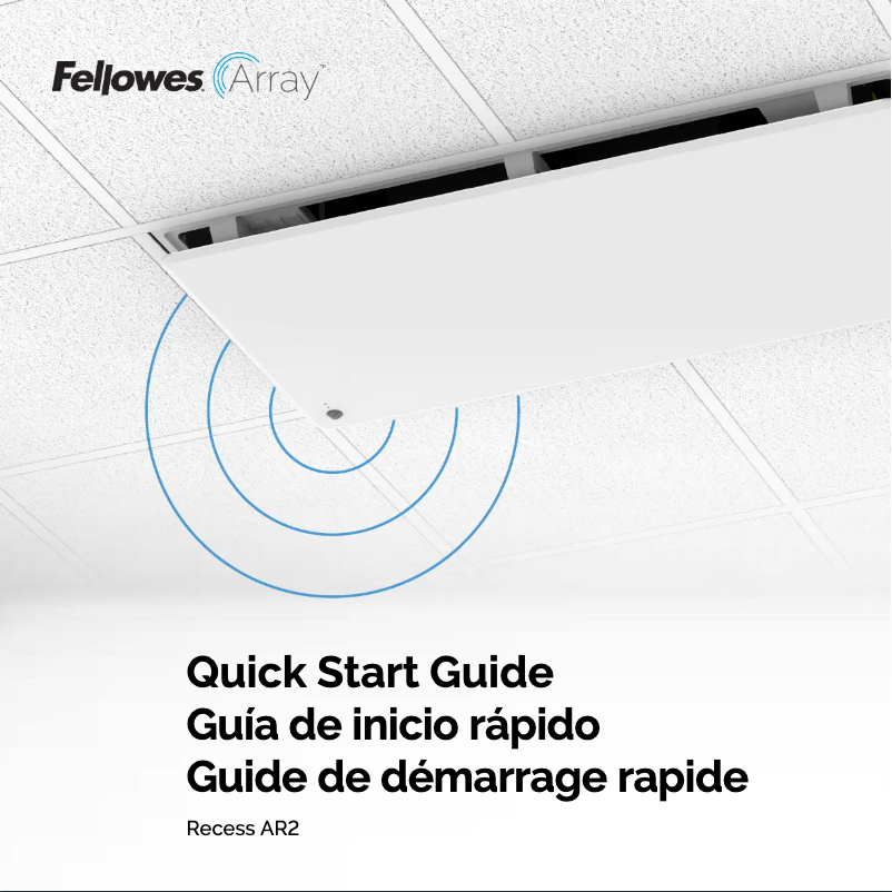 Page n°1 - Guide de démarrage rapide Fellowes Array AR2