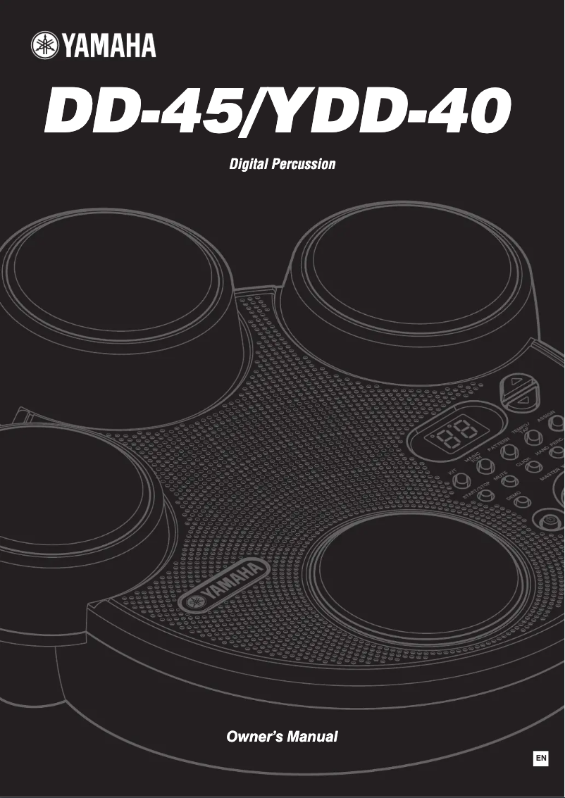 Page n°1 - Manuel utilisateur Yamaha YDD-40