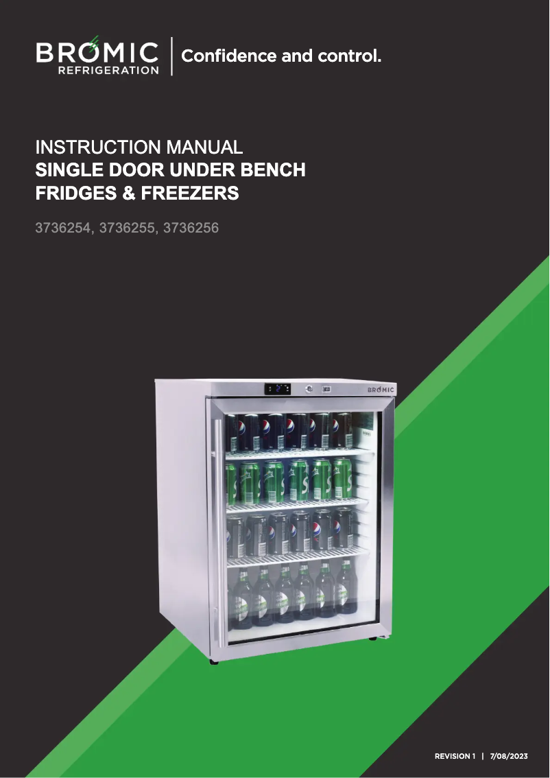 Page 1 de la notice Manuel utilisateur Bromic UBF0140SD-NR