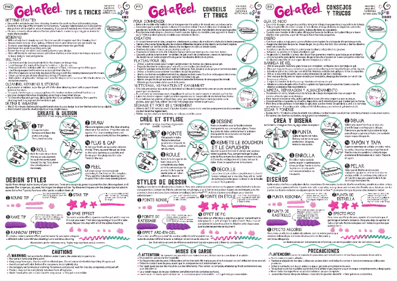 Page n°1 - Manuel utilisateur Gel-a-Peel Accessory 3 pk Kit Asst Wave 1