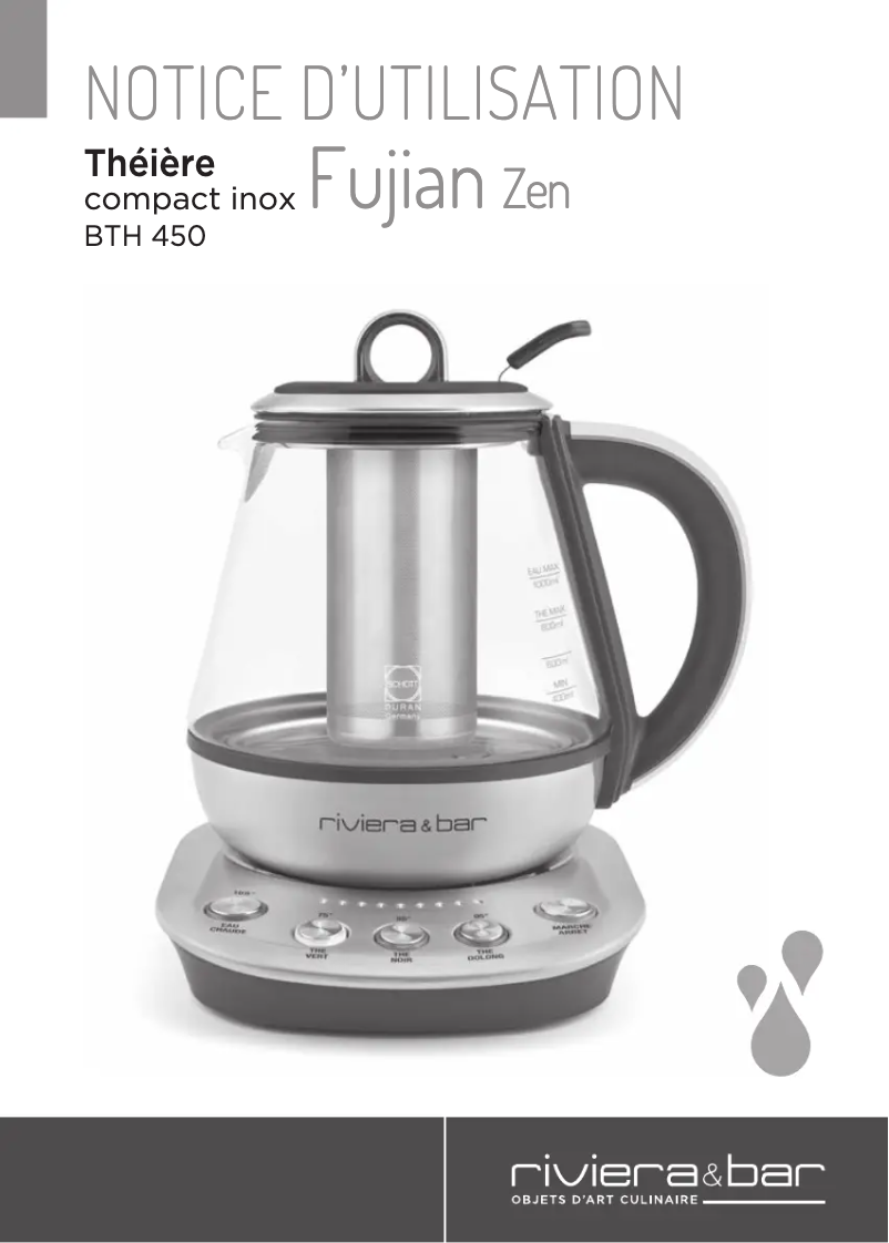 Imagen de la primera página del manual del dispositivo BTH450