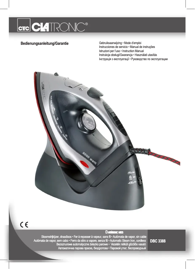 Imagen de la primera página del manual del dispositivo DBC 3388