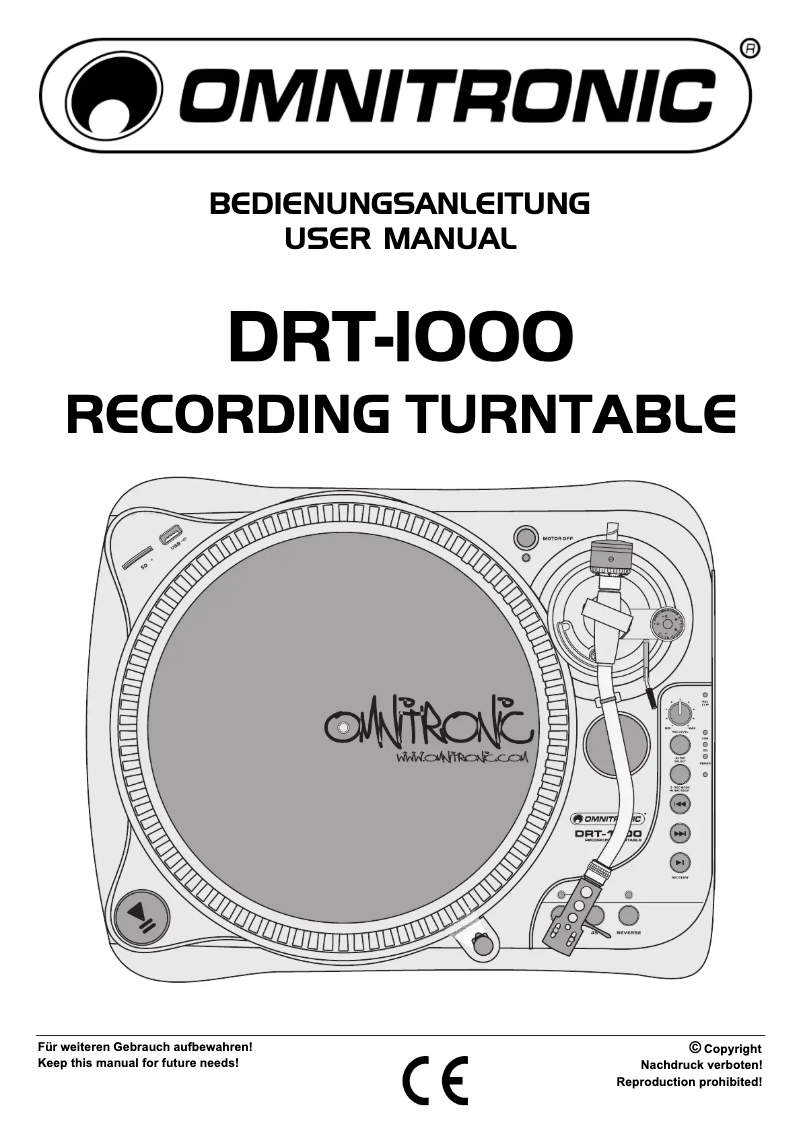 Página 1 del manual Manual de usuario Gemini DRT-1000