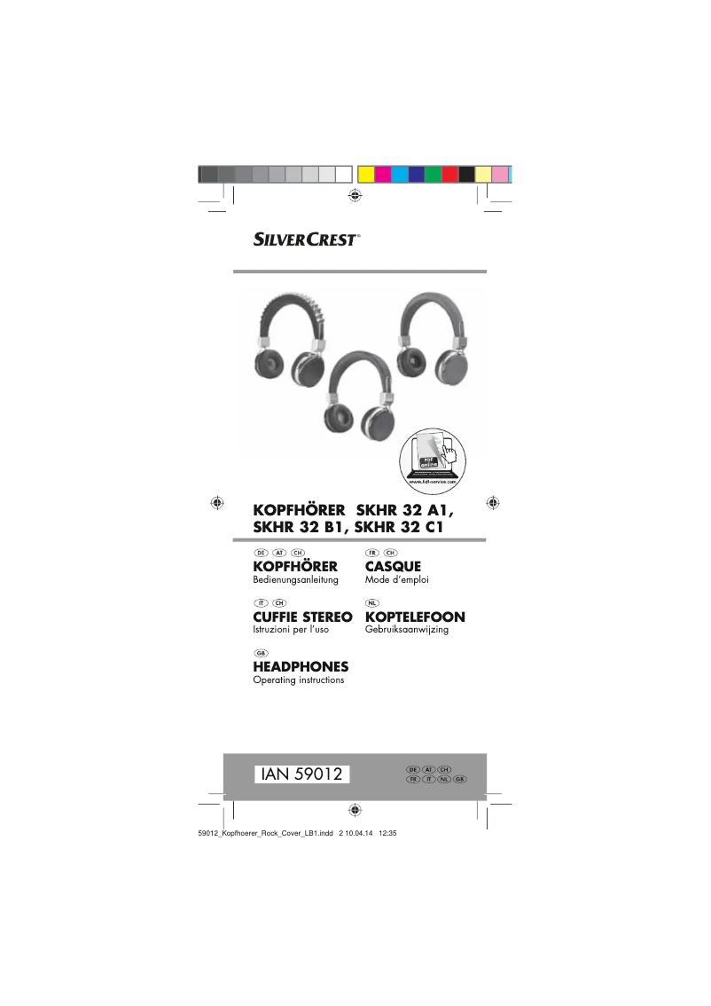 Page 1 de la notice Manuel utilisateur SilverCrest SKHR 32 C1