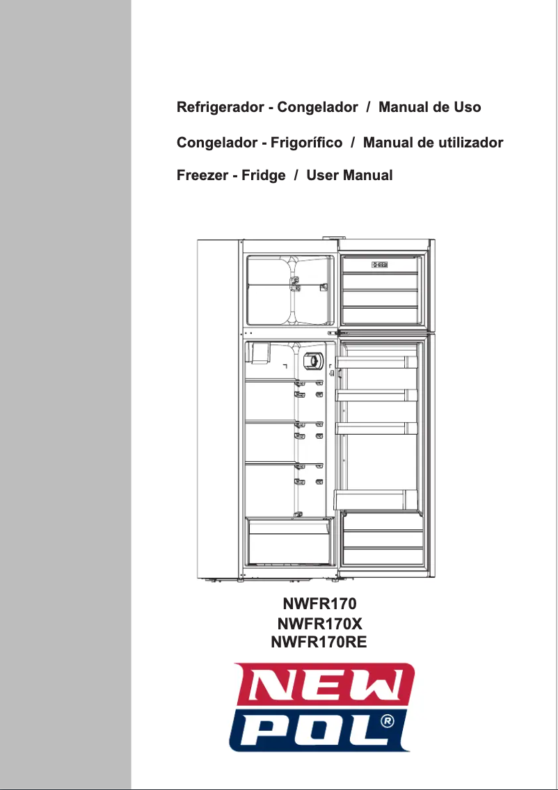 Page n°1 - Manuel utilisateur New Pol NWFR170RE