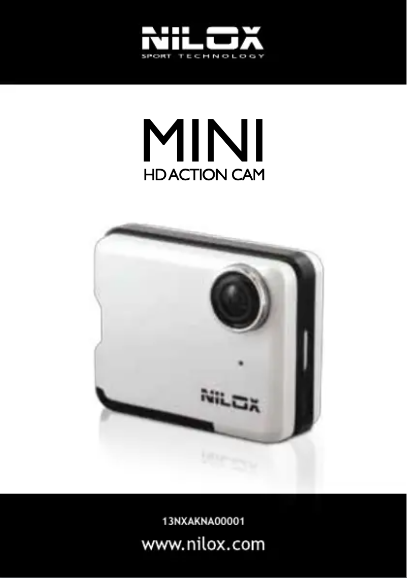Page 1 de la notice Manuel utilisateur Nilox Mini HD Action Cam