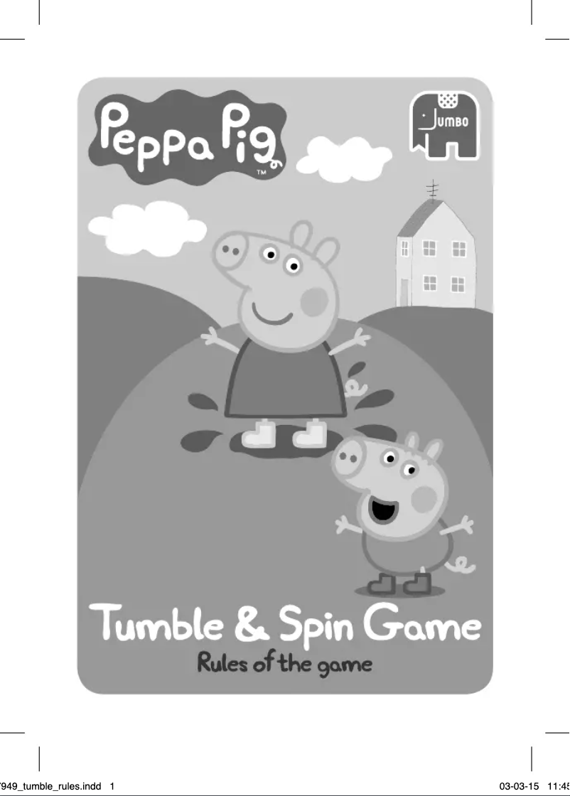 Page n°1 - Manuel utilisateur Jumbo Peppa Pig Tumble & Spin Game