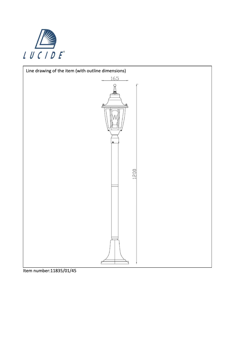 Page n°1 - Manuel utilisateur Lucide Tireno 11835/01/45