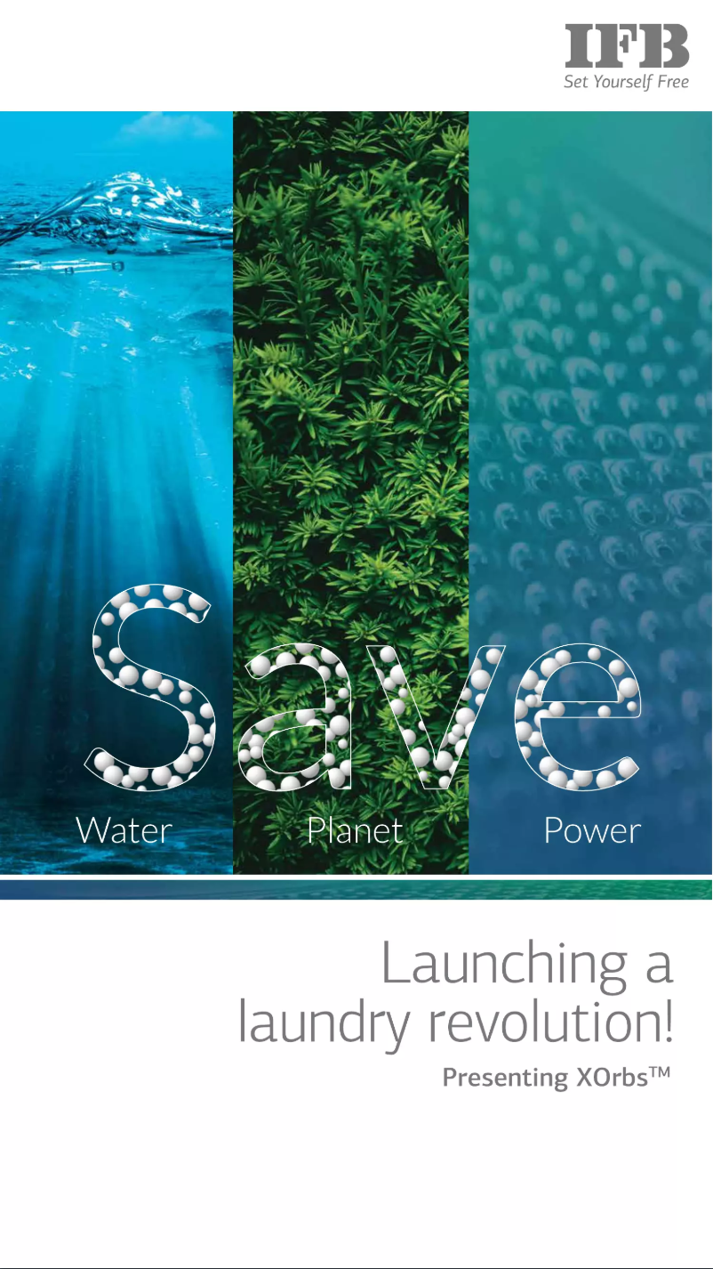 Page 1 de la notice Manuel utilisateur IFB WE 40X