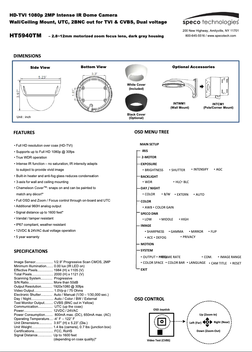 Image de la première page du manuel de l'appareil HT5940TM
