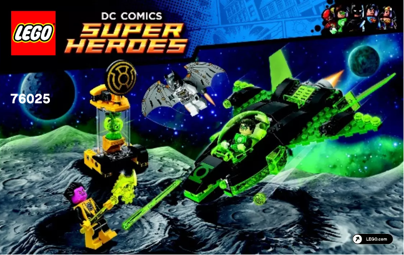 Page 1 de la notice Manuel utilisateur Lego Green Lantern vs. Sinestro