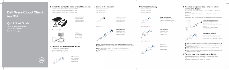 Image de la première page du manuel de l'appareil 5030