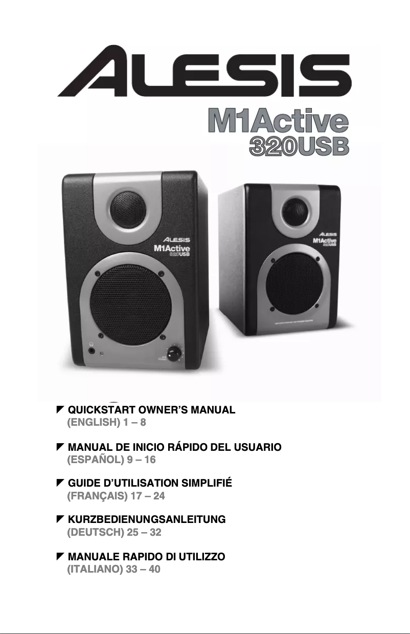 Image de la première page du manuel de l'appareil Monitor One Active