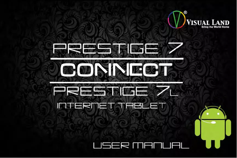 Image de la première page du manuel de l'appareil Prestige 7L