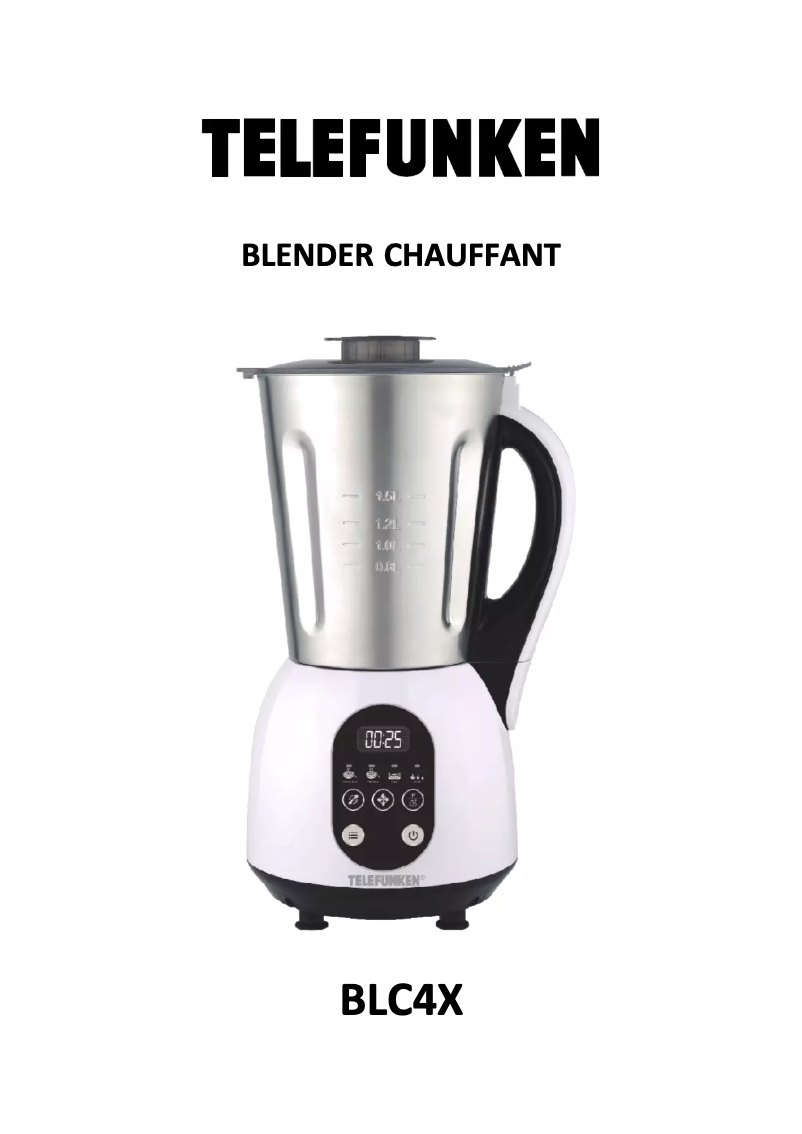 Page n°1 - Manuel utilisateur Telefunken BLC4X