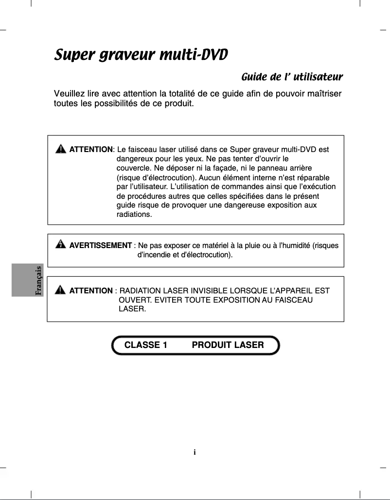 Image de la première page du manuel de l'appareil GH22NP21
