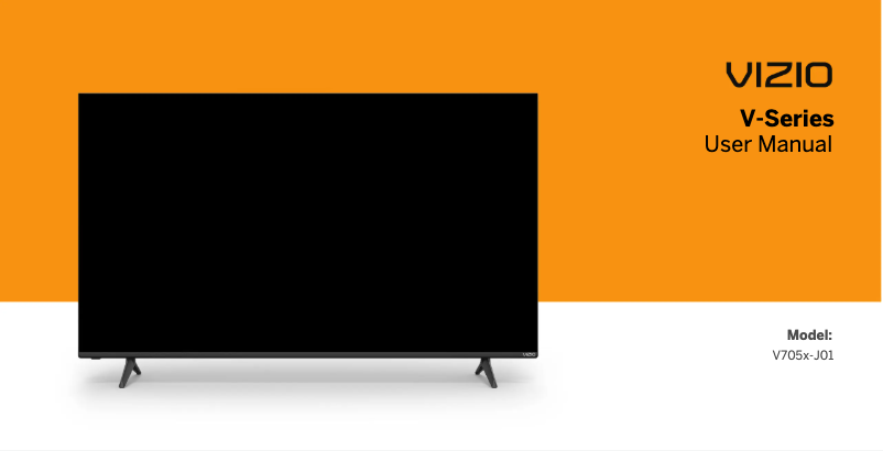 Image de la première page du manuel de l'appareil V705x-J01