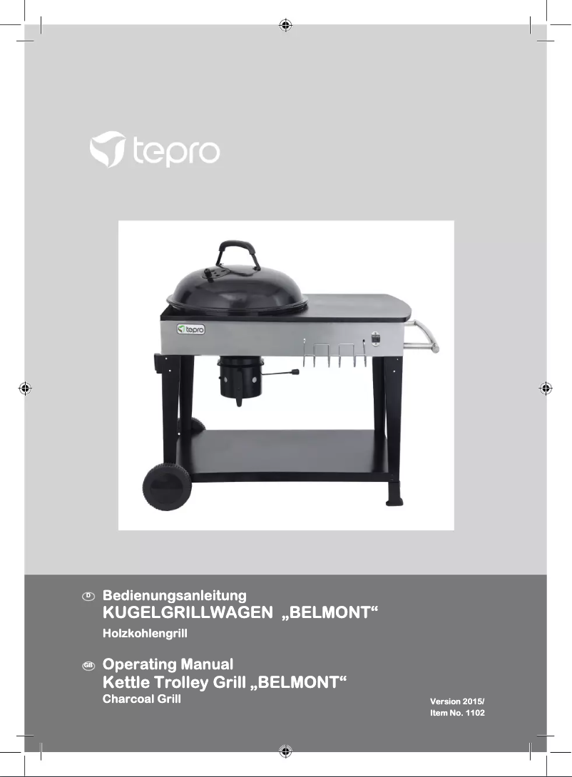 Page n°1 - Manuel utilisateur tepro Belmont 1102