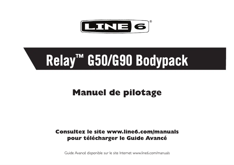Image de la première page du manuel de l'appareil Relay G50