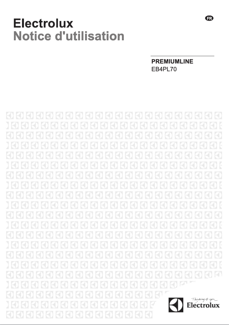 Image de la première page du manuel de l'appareil EB4PL70CN