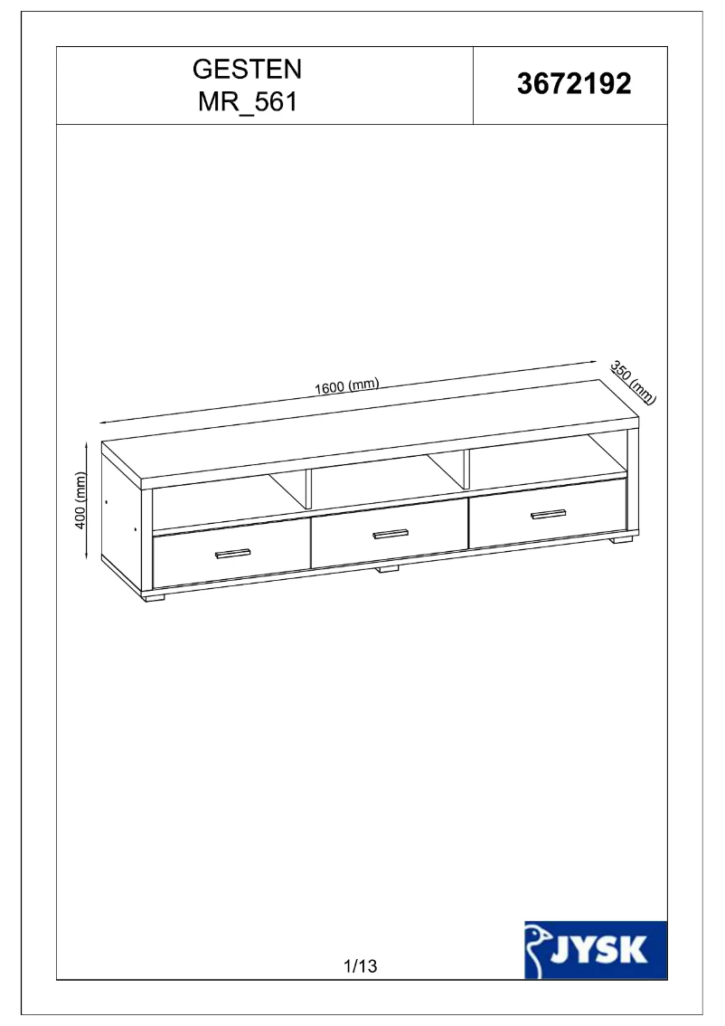 Image de la première page du manuel de l'appareil Gesten