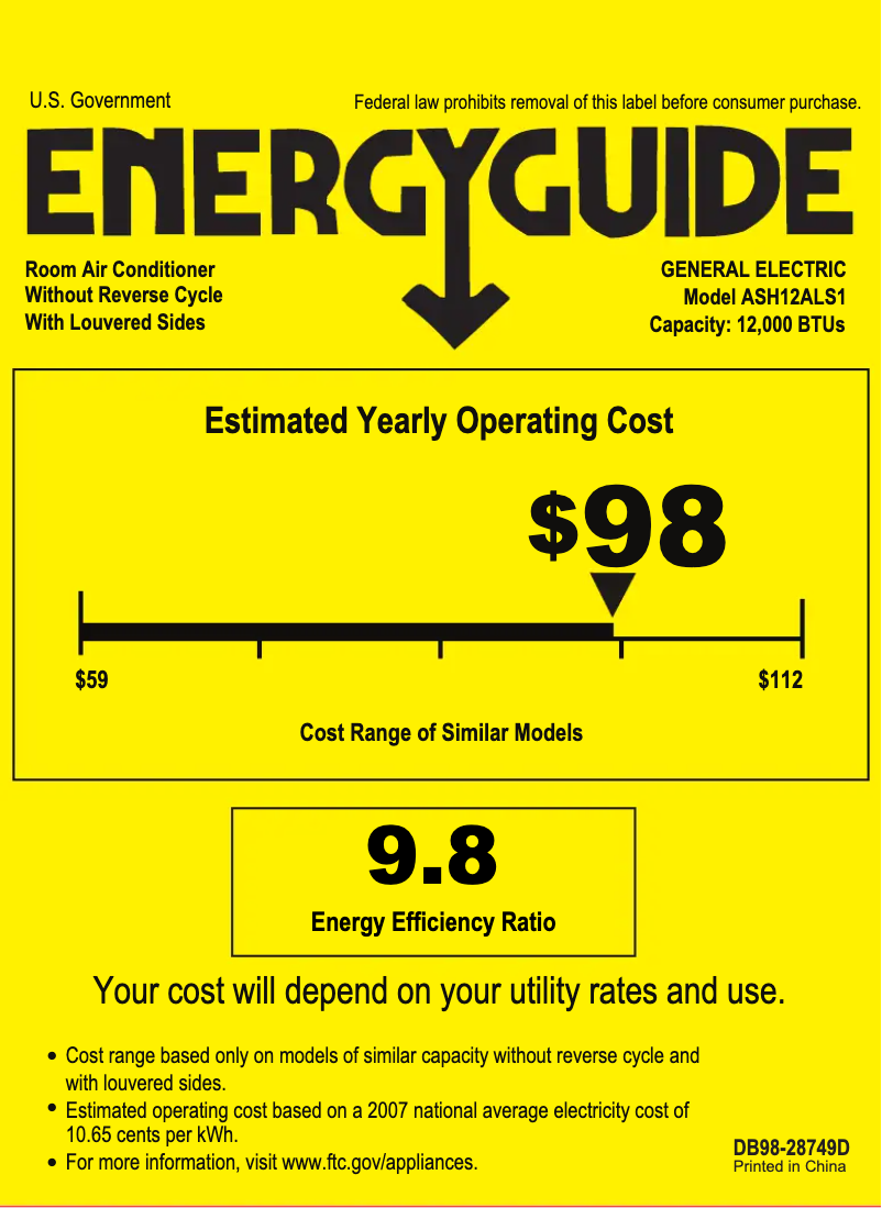 Image de la première page du manuel de l'appareil ASH12AL