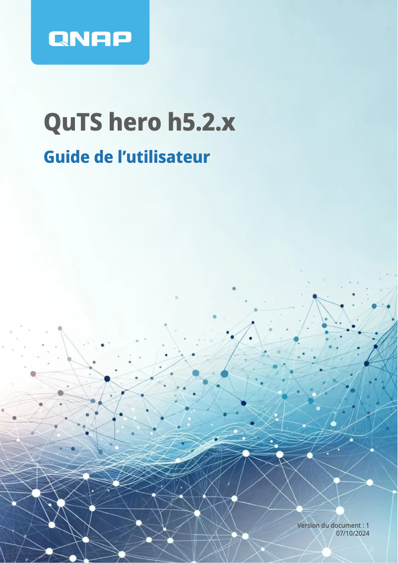 Page n°1 - Manuel utilisateur QNAP TS-h3087XU-RP