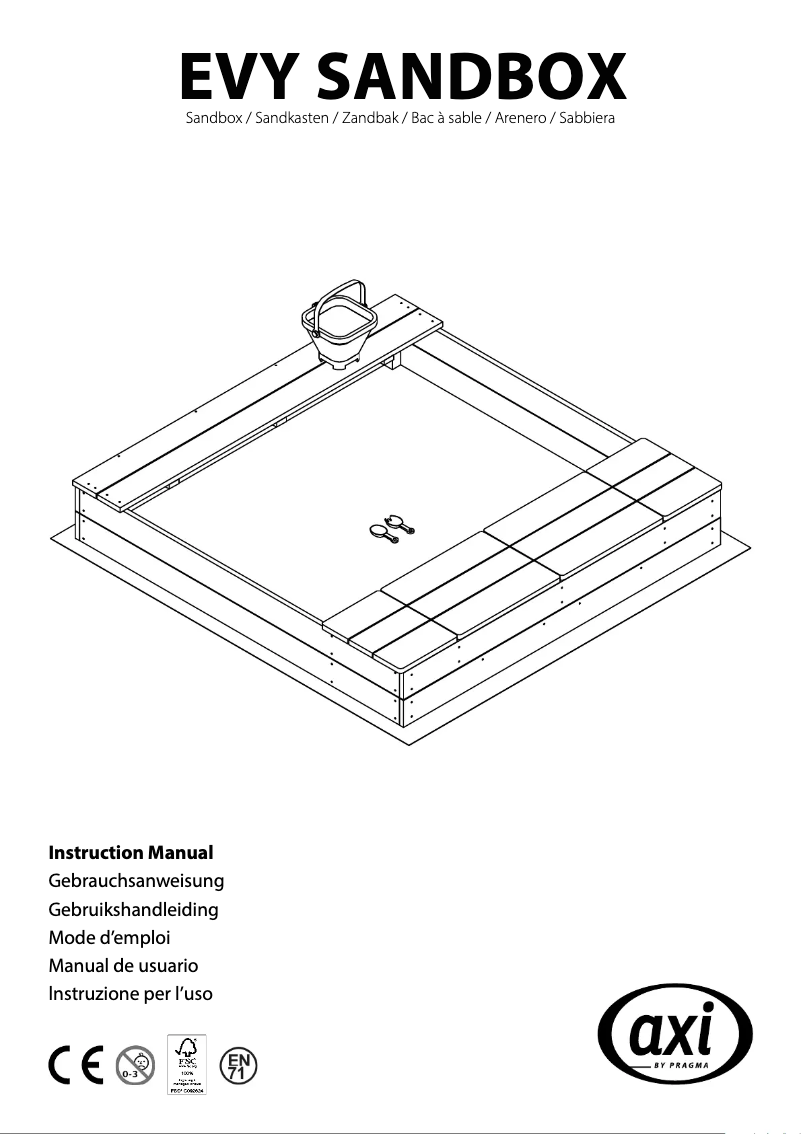Page 1 de la notice Manuel utilisateur AXI Evy