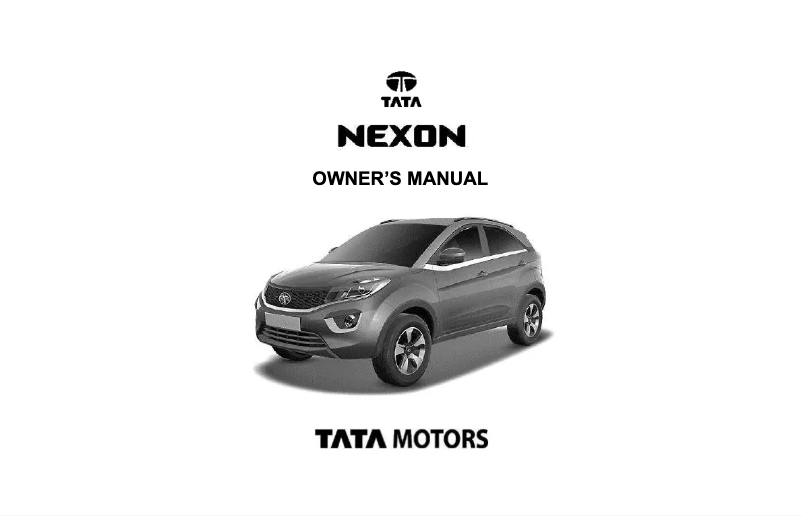 Página 1 del manual Manual de usuario Tata Nexon (2019)