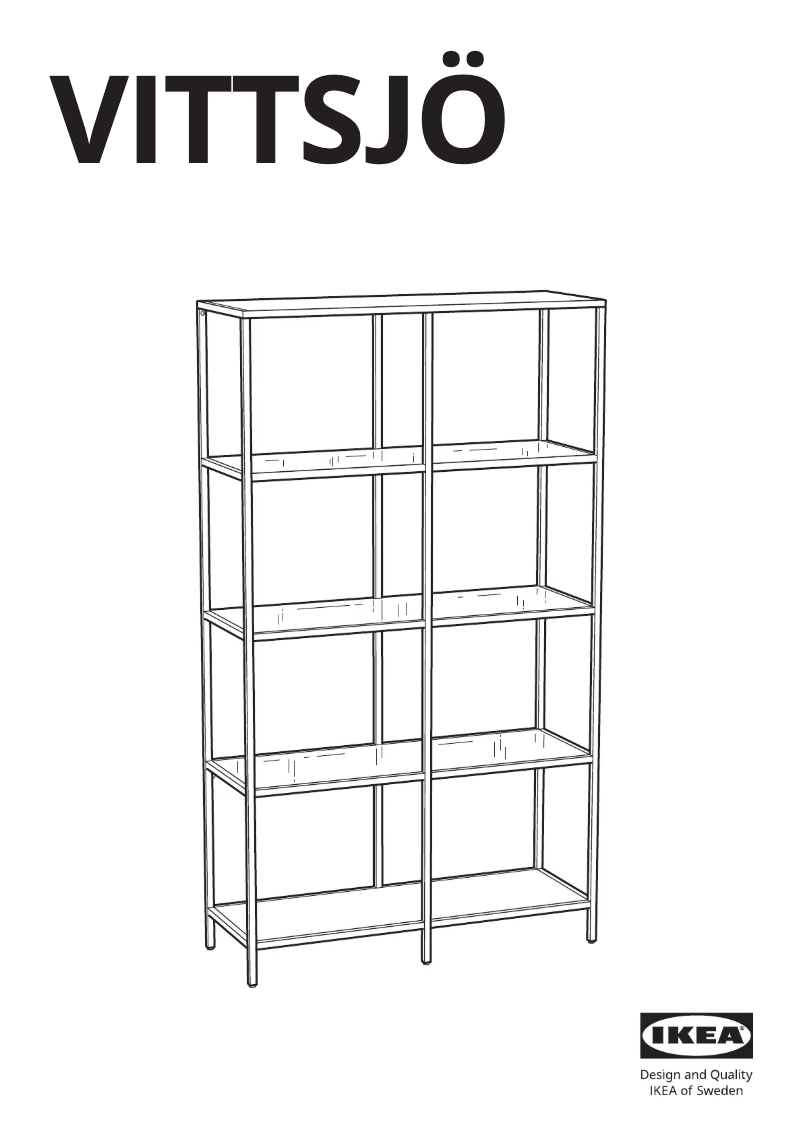 Imagen de la primera página del manual del dispositivo VITTSJÖ 202.133.12