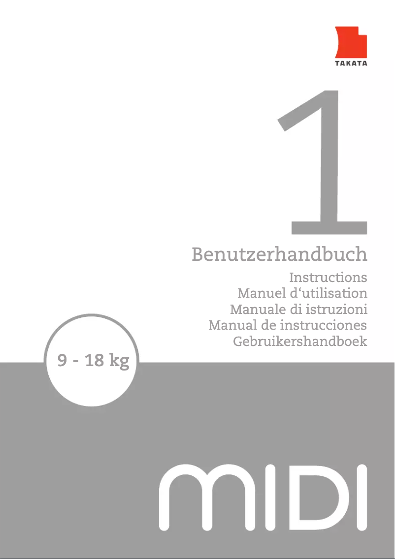 Image de la première page du manuel de l'appareil Midi