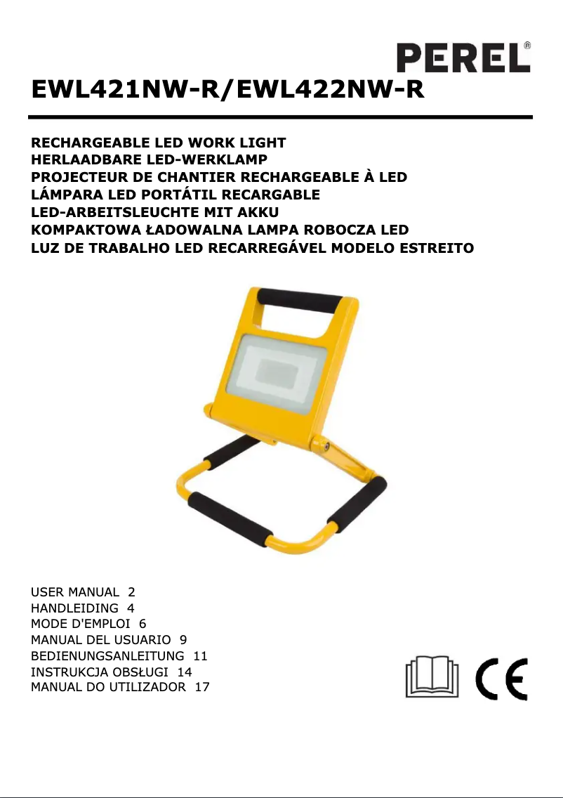 Page 1 de la notice Manuel utilisateur Perel EWL421NW-R