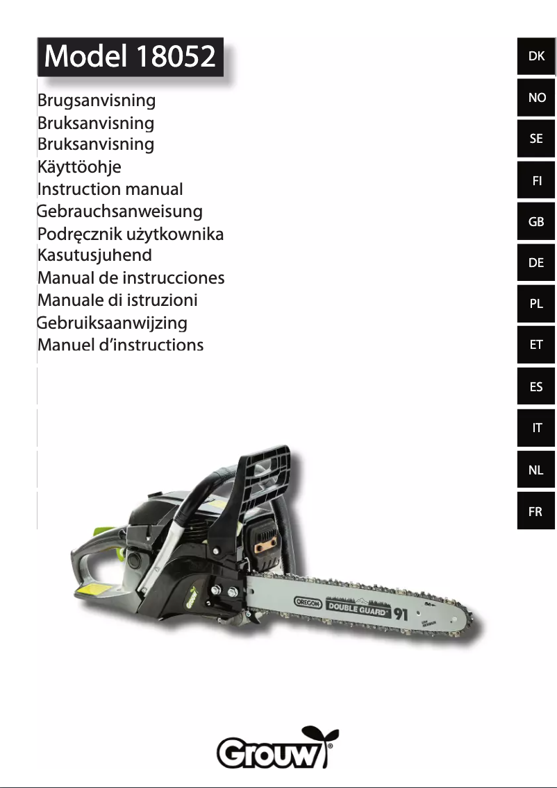 Page 1 of the manual User Manual Grouw 18052