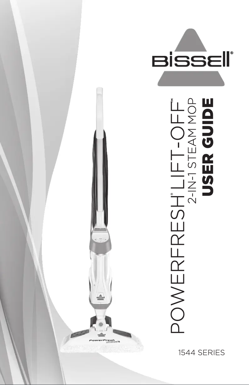 Page 1 de la notice Manuel utilisateur Bissell PowerFresh Lift-Off 544F