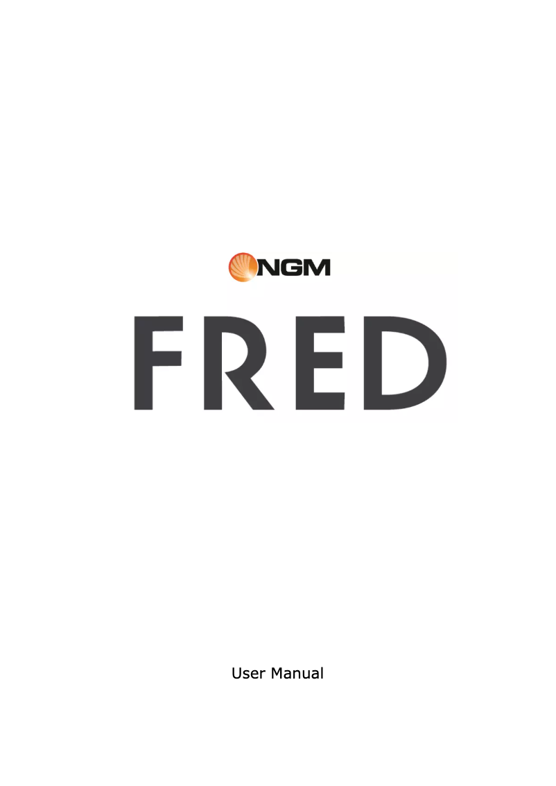 Page n°1 - Manuel utilisateur NGM Fred
