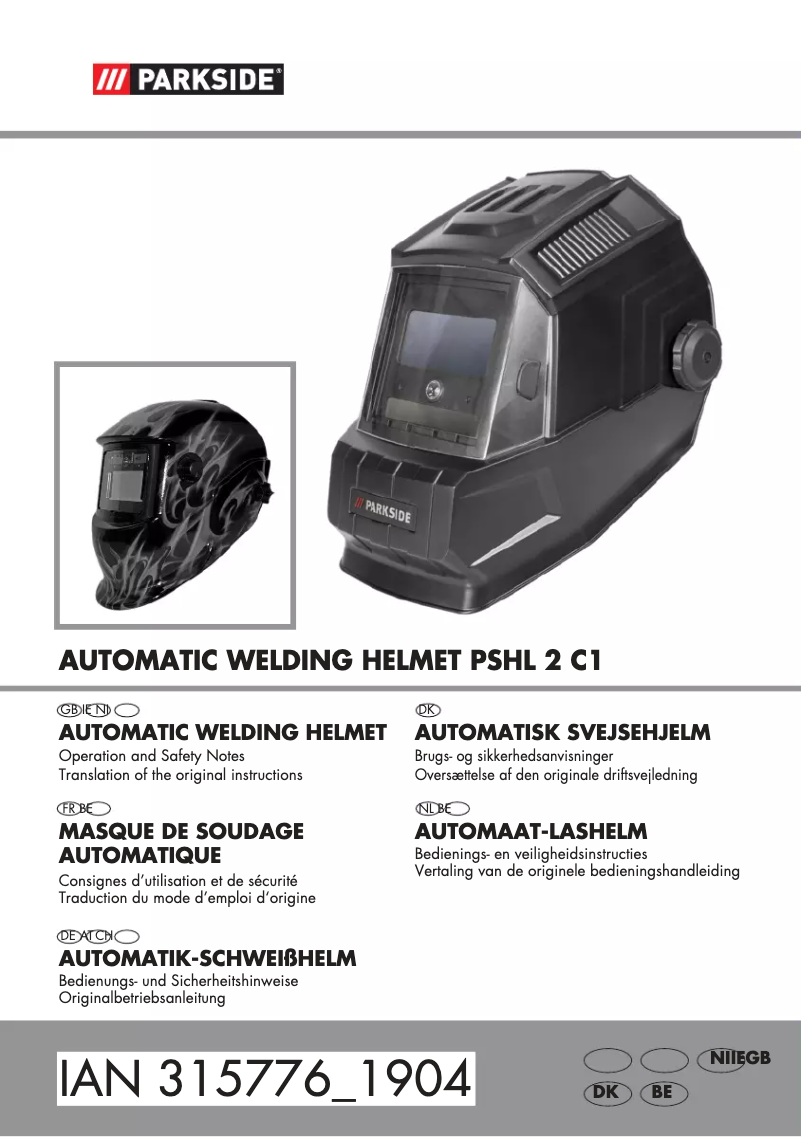 Image de la première page du manuel de l'appareil PSHL 2 C1