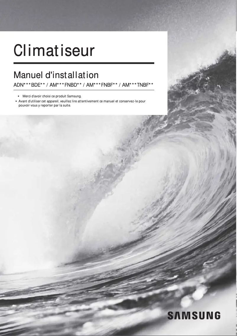 Page 1 de la notice Manuel utilisateur Samsung AM250FNBFGB