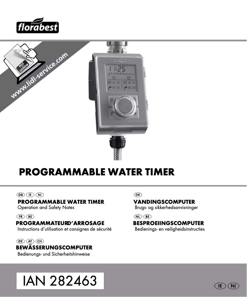 Page n°1 - Manuel utilisateur Florabest HG00549