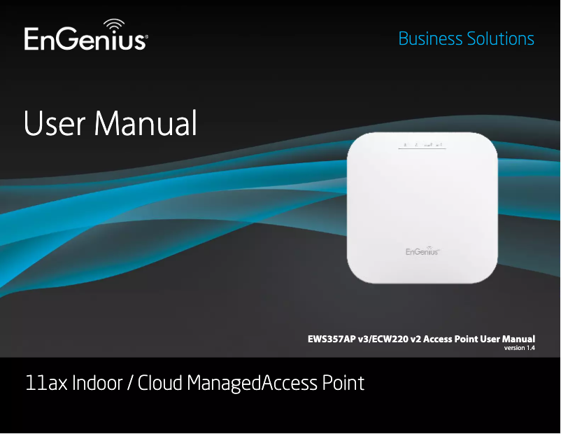 Page 1 de la notice Mode d'emploi EnGenius ECW220