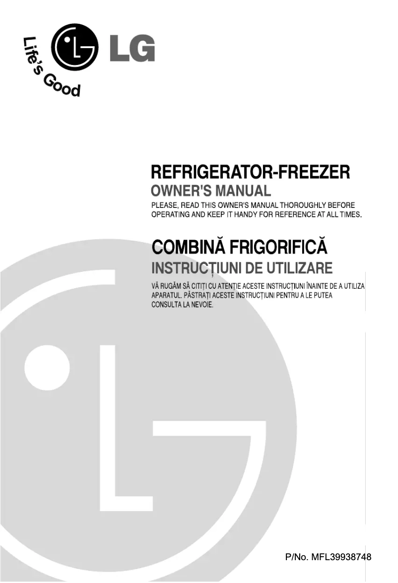 Página 1 del manual Manual de usuario LG GR-M562YTQA