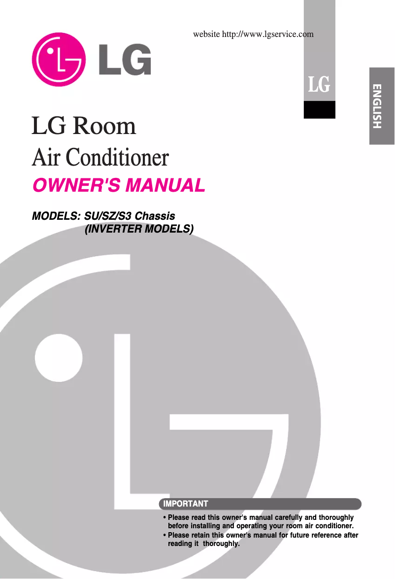 Page n°1 - Manuel utilisateur LG ASUW2463RH2