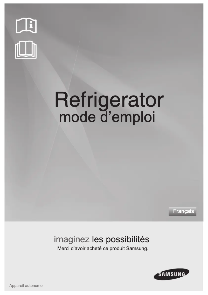 Page 1 de la notice Manuel utilisateur Samsung RA19PTTS