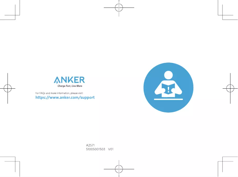 Page 1 de la notice Manuel utilisateur Anker PowerWave 10 Dual Pad B2571