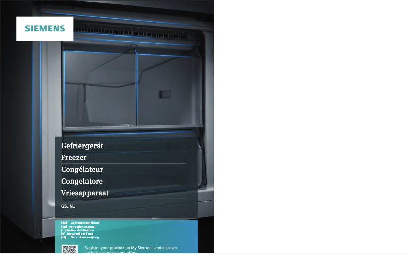 Image de la première page du manuel de l'appareil GS33NEWEV