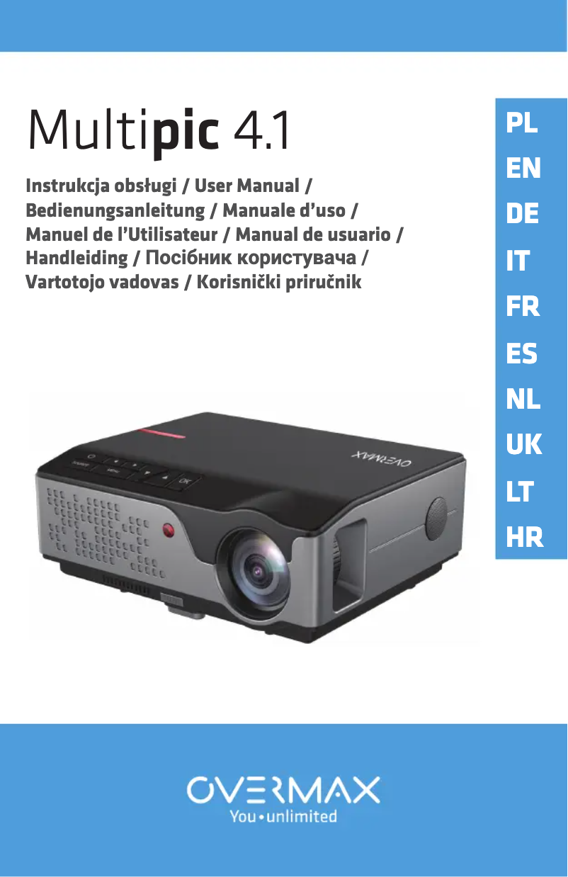 Página 1 del manual Manual de usuario Overmax Multipic 4.1